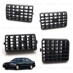 ชุด ช่องปรับแอร์ ช่องแอร์ ข้างซ้าย+ขวา+อันกลาง 4 ชิ้น สีดำ สำหรับ Toyota Corona Carina ST190 ST191 EXSIOR ปี 1993-1997